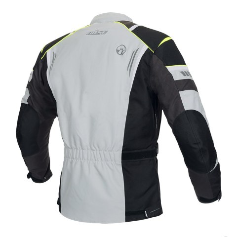 Kurtka motocyklowa BUSE Breno Pro czarno-jasnoszara