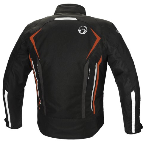 Kurtka motocyklowa BUSE Mugello czarno-czerwona