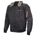 Kurtka motocyklowa BUSE Rexford czarno-szara