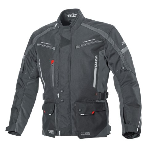 Kurtka motocyklowa BUSE Torino II czarno-antracytowa