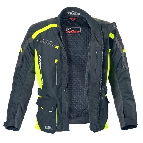 Kurtka motocyklowa BUSE Torino II czarno-żółta