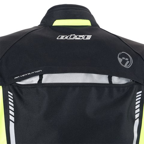 Kurtka motocyklowa BUSE Torino II czarno-żółta