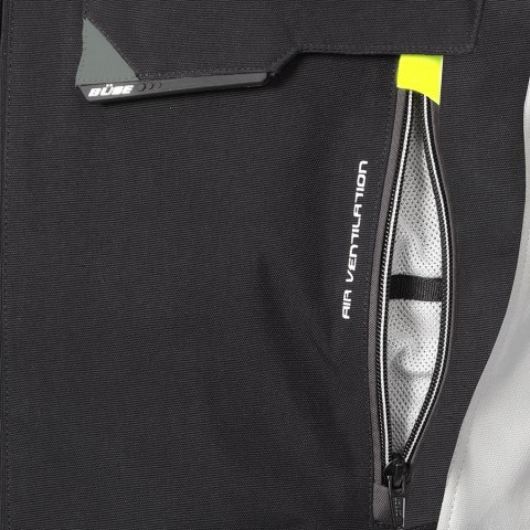 Kurtka motocyklowa Highland II czarno/żółta