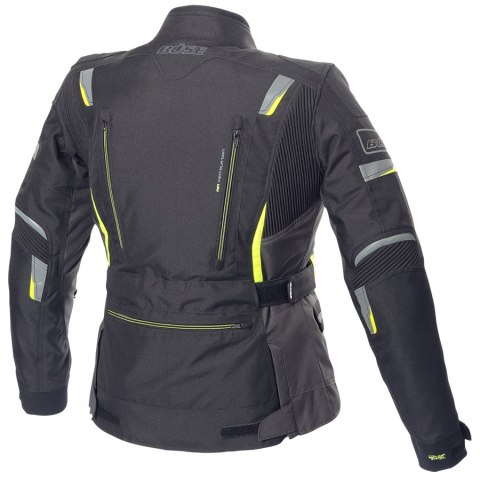 Kurtka motocyklowa damska BUSE Jana czarno/żółta