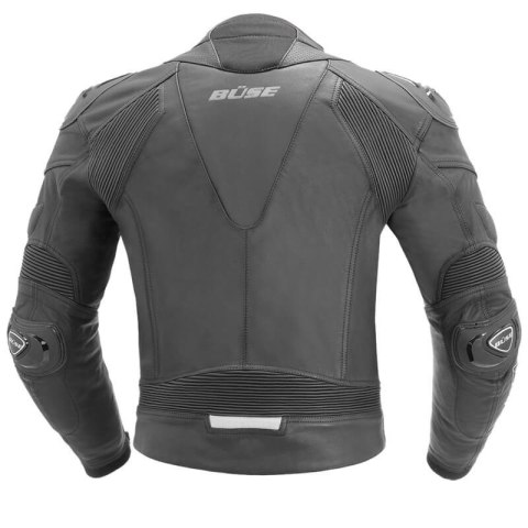Kurtka motocyklowa skórzana męska BUSE Assen czarna 106750