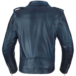 Kurtka motocyklowa skórzana męska BUSE Lancaster niebieska 103731