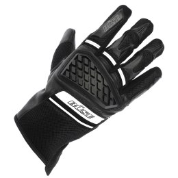 Rękawice motocyklowe BUSE Braga czarno/białe