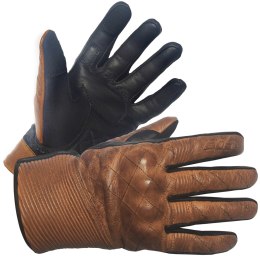 Rękawice motocyklowe BUSE Drifter brązowe