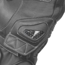 Rękawice motocyklowe BUSE Misano czarno-białe