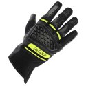 Rękawice motocyklowe damskie BUSE Braga czarno/neonowo żółte