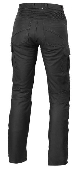 Spodnie motocyklowe skórzane BUSE Cargo czarne