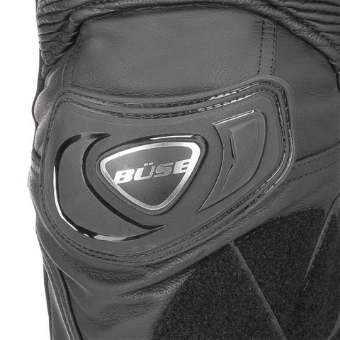 Spodnie motocyklowe skórzane damskie BUSE Imola czarno-białe 102520
