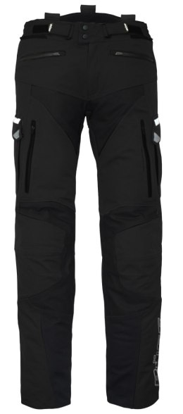 Spodnie tekstylne Büse Grado Pro czarne - Zaawansowana ochrona i komfort dla motocyklistów