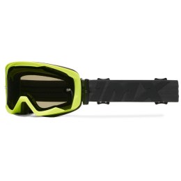 GOGLE IMX ENDURANCE FLIP FLO YELLOW MATT/BLACK - SZYBA DARK SMOKE + CLEAR (2 SZYBY W ZESTAWIE)