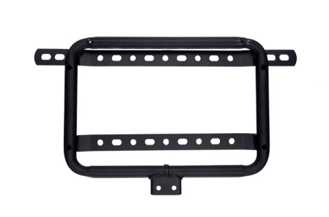 Kufry boczne Moretti, MR-B66, 23L, Czarne, Czerwony odblask