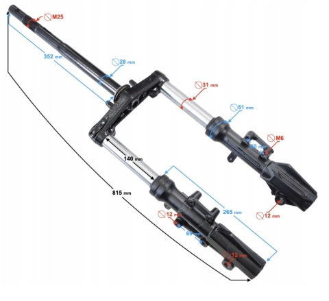 Przednie zawieszenie ENERGY 2.0
