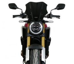 Szyba motocyklowa MRA HONDA CB 650 R, , 2022-, forma NTN, czarna