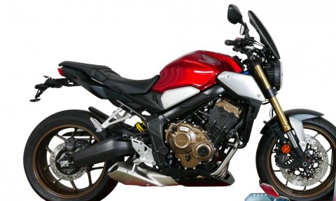 Szyba motocyklowa MRA HONDA CB 650 R, , 2022-, forma NTN, czarna