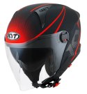 Kask Motocyklowy KYT D-CITY COLORFUL matowy czerwony ECE 22-06
