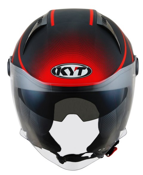 Kask Motocyklowy KYT D-CITY COLORFUL matowy czerwony ECE 22-06