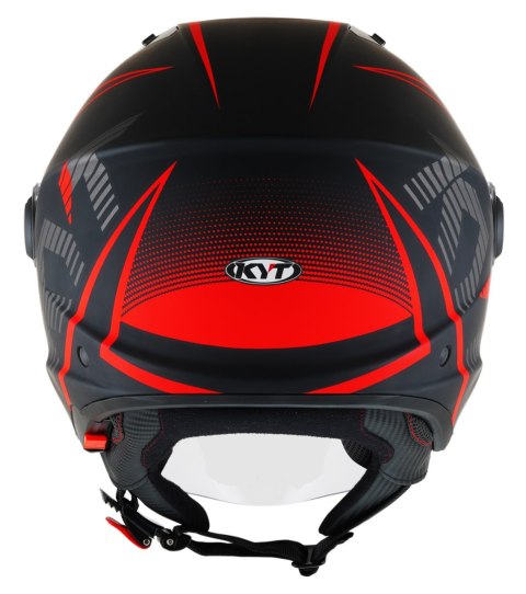 Kask Motocyklowy KYT D-CITY COLORFUL matowy czerwony ECE 22-06