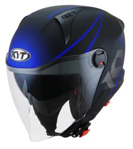 Kask Motocyklowy KYT D-CITY COLORFUL matowy niebieski ECE 22-06