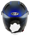 Kask Motocyklowy KYT D-CITY COLORFUL matowy niebieski ECE 22-06