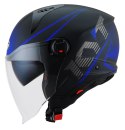 Kask Motocyklowy KYT D-CITY COLORFUL matowy niebieski ECE 22-06