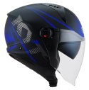 Kask Motocyklowy KYT D-CITY COLORFUL matowy niebieski ECE 22-06