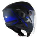 Kask Motocyklowy KYT D-CITY COLORFUL matowy niebieski ECE 22-06