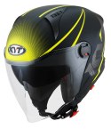 Kask Motocyklowy KYT D-CITY COLORFUL żółty ECE 22-06