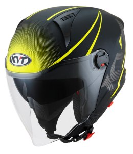Kask Motocyklowy KYT D-CITY COLORFUL żółty ECE 22-06