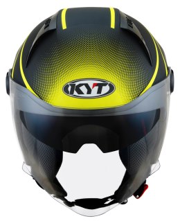 Kask Motocyklowy KYT D-CITY COLORFUL żółty ECE 22-06