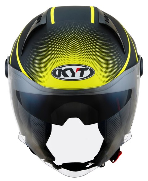 Kask Motocyklowy KYT D-CITY COLORFUL żółty ECE 22-06