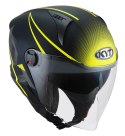 Kask Motocyklowy KYT D-CITY COLORFUL żółty ECE 22-06