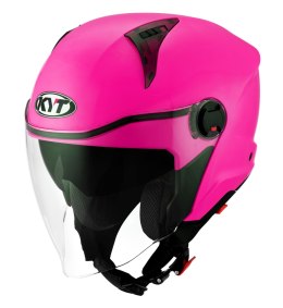 Kask Motocyklowy KYT D-CITY połysk fuxia fluo ECE 22-06