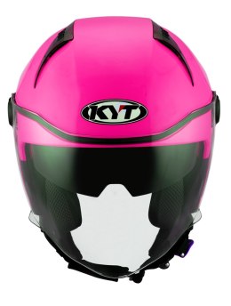 Kask Motocyklowy KYT D-CITY połysk fuxia fluo ECE 22-06
