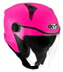 Kask Motocyklowy KYT D-CITY połysk fuxia fluo ECE 22-06