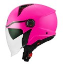 Kask Motocyklowy KYT D-CITY połysk fuxia fluo ECE 22-06