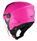Kask Motocyklowy KYT D-CITY połysk fuxia fluo ECE 22-06