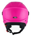 Kask Motocyklowy KYT D-CITY połysk fuxia fluo ECE 22-06