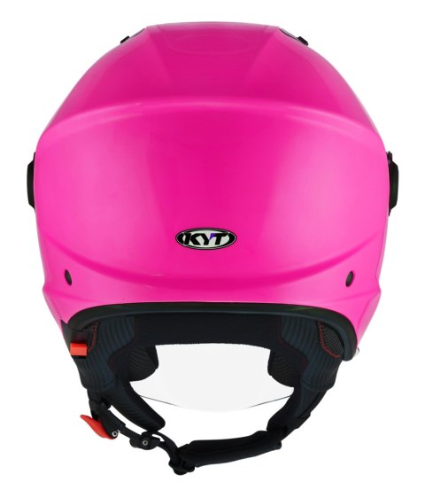 Kask Motocyklowy KYT D-CITY połysk fuxia fluo ECE 22-06