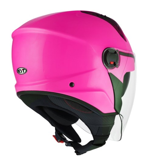 Kask Motocyklowy KYT D-CITY połysk fuxia fluo ECE 22-06