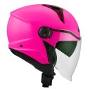 Kask Motocyklowy KYT D-CITY połysk fuxia fluo ECE 22-06
