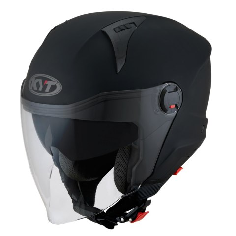 Kask Motocyklowy KYT D-CITY połysk matowy czarny ECE 22-06