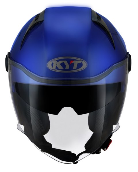 Kask Motocyklowy KYT D-CITY połysk niebieski metaliczny ECE 22-06
