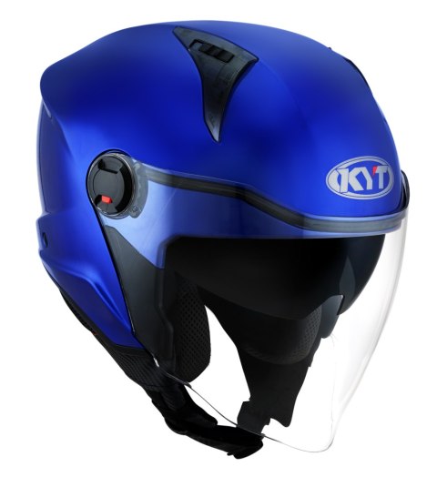 Kask Motocyklowy KYT D-CITY połysk niebieski metaliczny ECE 22-06