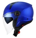 Kask Motocyklowy KYT D-CITY połysk niebieski metaliczny ECE 22-06