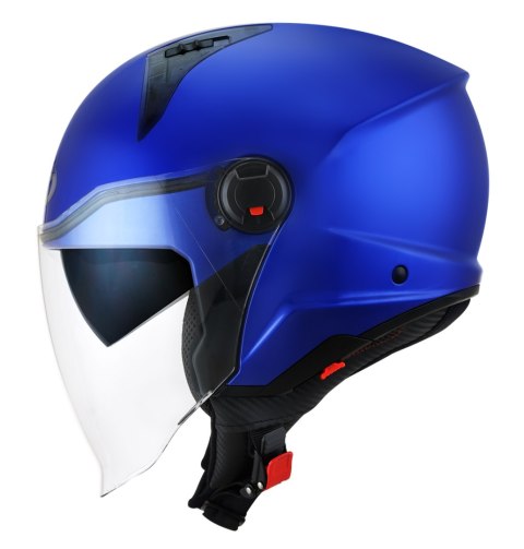 Kask Motocyklowy KYT D-CITY połysk niebieski metaliczny ECE 22-06