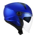 Kask Motocyklowy KYT D-CITY połysk niebieski metaliczny ECE 22-06